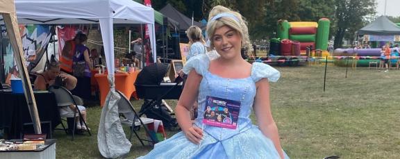 Princess Character at Big Lunch, Purfleet