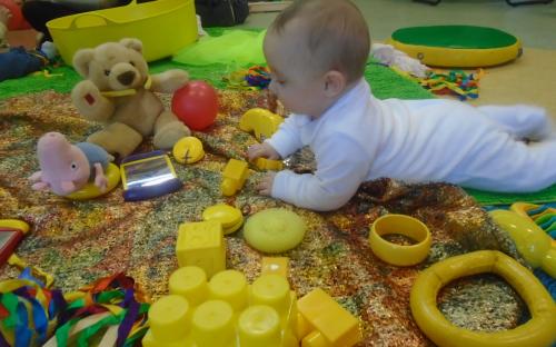 Babies and young children enjoyed the fundraising sessions