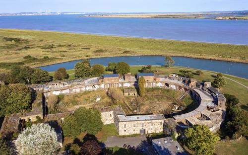 Coalhouse Fort aerial view