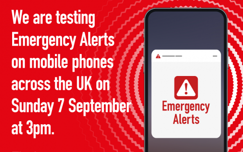 Emergency Alert - Sunday 7 September