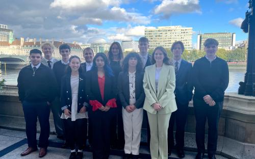 Members of the Youth Select Committee in London
