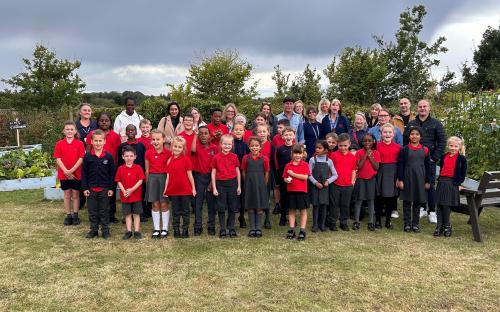 Pupils at Benyon Primary School, South Ockendon
