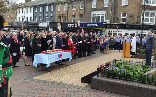 Remembrance Day Service, 10 November 2024, Grays War Memorial