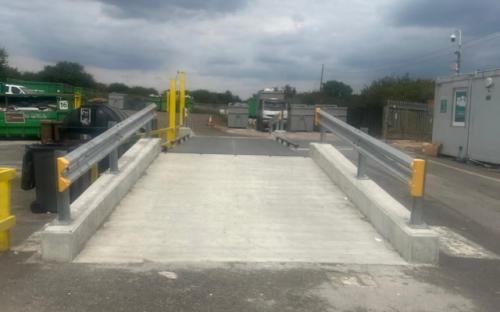 Image of the weighbridge. 