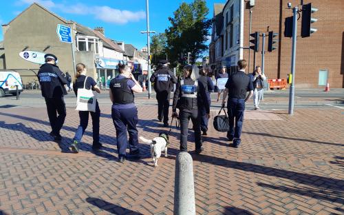 Thurrock Council Trading Standards joined Essex Police and Public Health through the Community Tobacco Partnership to carry out targeted visits to retailers in Grays