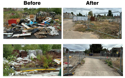 Lawns Court - Before and After