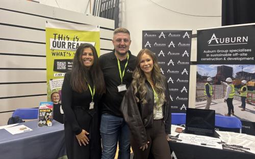 Auburn Group team at student event