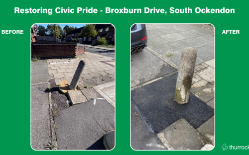 Before and After - Broxburn Drive, South Ockendon