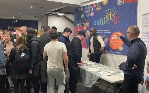 people attending apprenticeship event