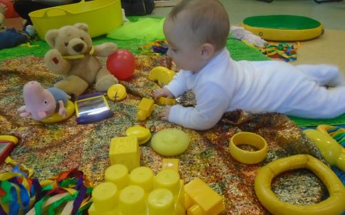 Babies and young children enjoyed the fundraising sessions