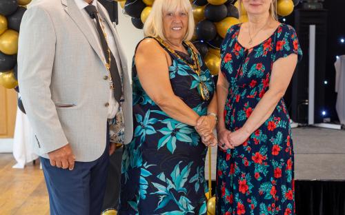 (Left to right) Cllr Gary Watson, Cllr Sue Shinnick, Mayor of Thurrock, and Cllr Vikki Hartstean, Cabinet Member for Children's Services, Education and Community Safety