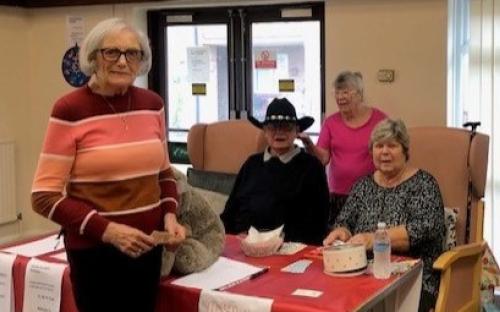 Residents at Frederick Andrews Court in Grays held a Macmillan Coffee Morning